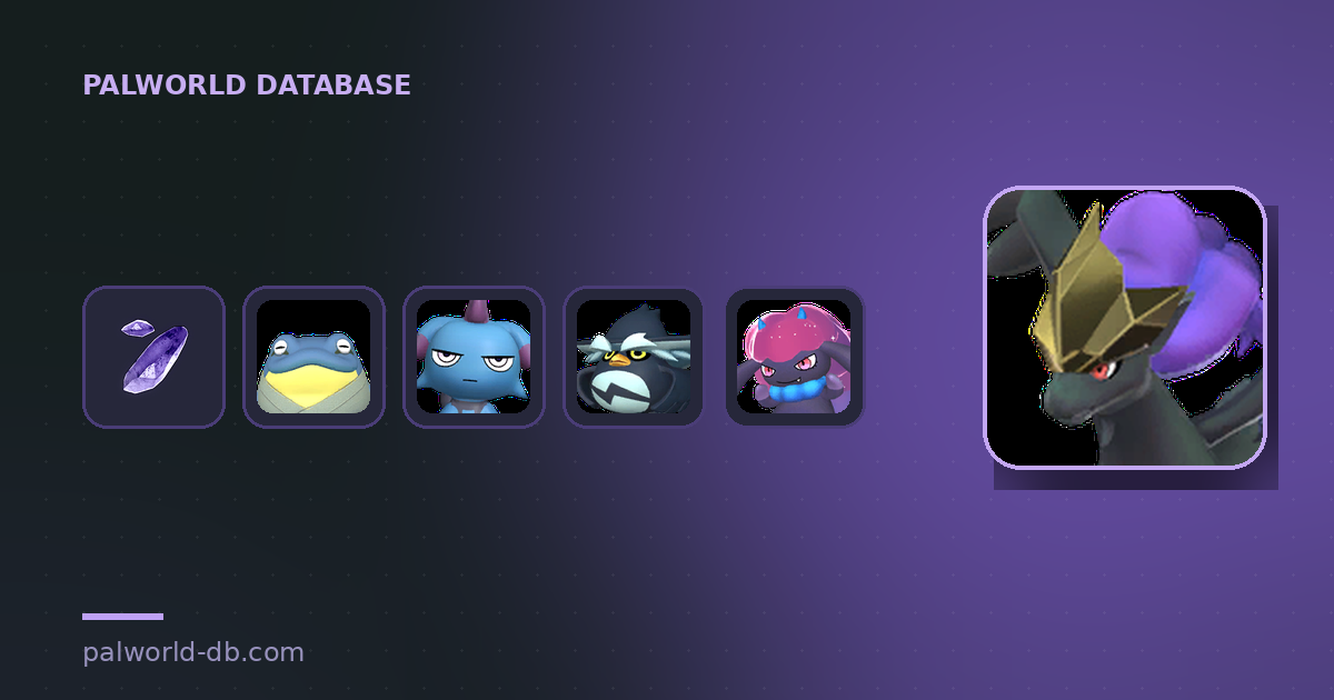 List of All 70 Dark Type Pals and Where to Find Them — Palworld Database