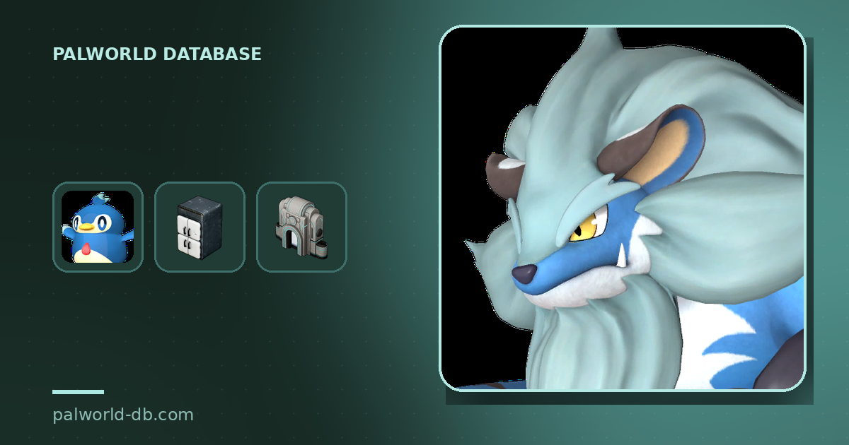 Best Pals for Cooling: Ranks, Spawns, and Coolers — Palworld Database