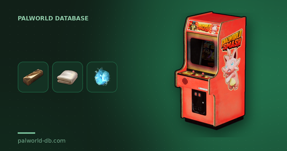How to Get Amusement Furniture Set: Level 46, 5 Pieces — Palworld Database